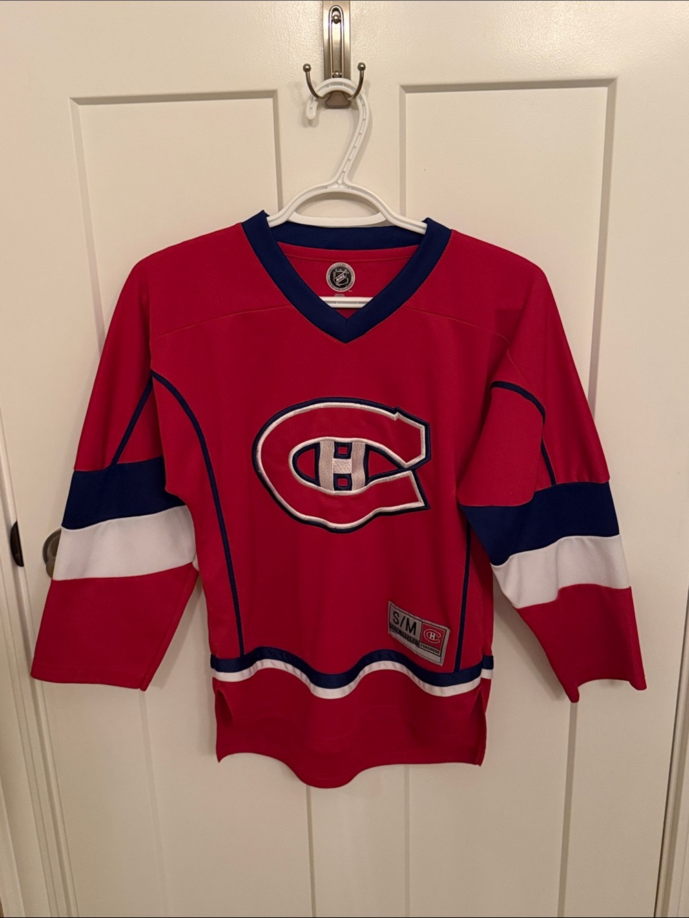 Montreal Canadiens Kids Red Hockey Jersey - S/M